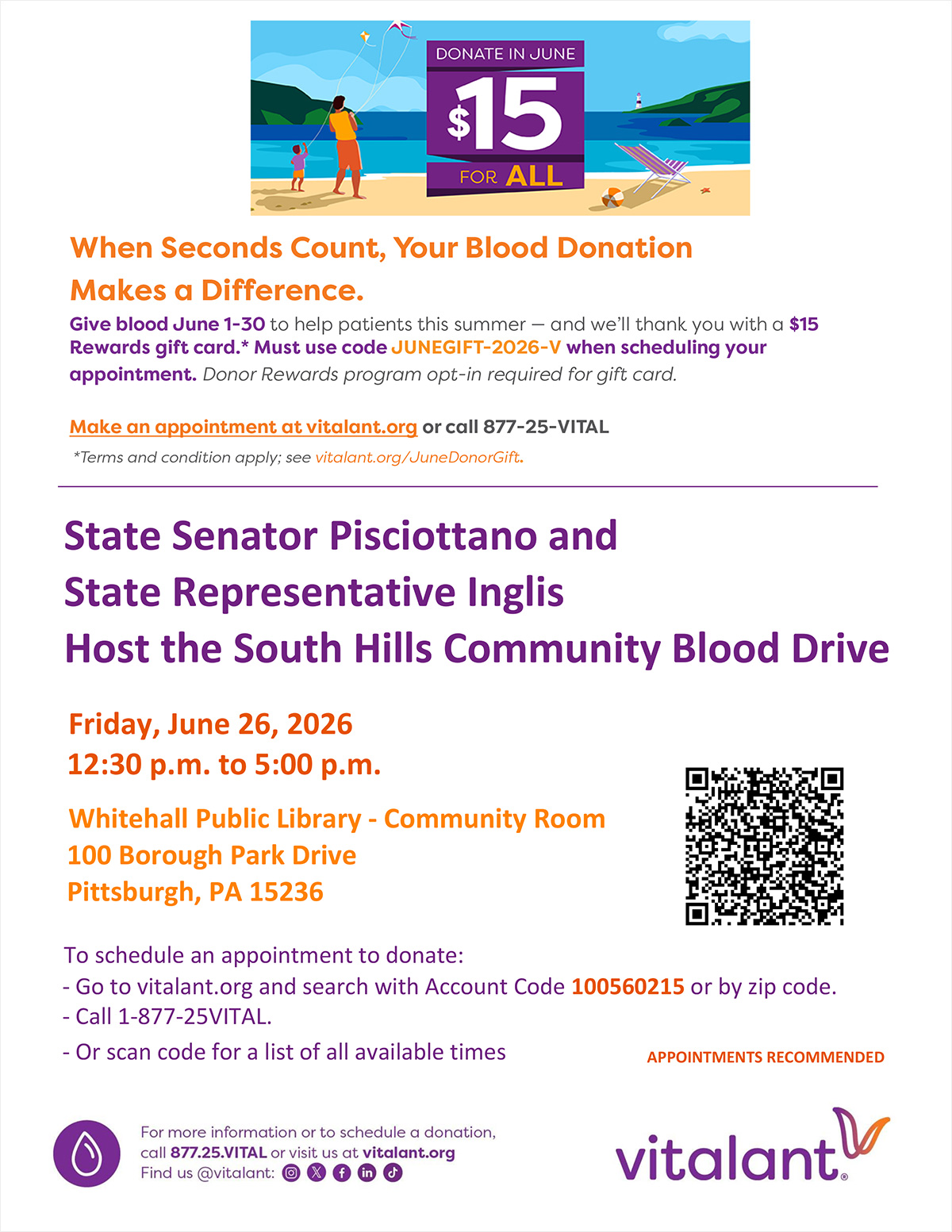 Blood Drive - June 26, 2026