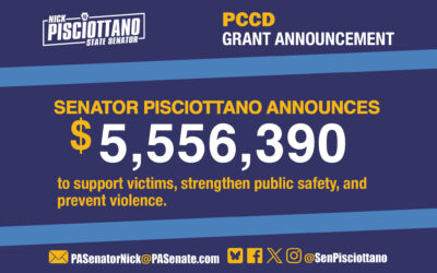 Senator Pisciottano Announces $5.6 Million in Victims Services Grants for Allegheny County