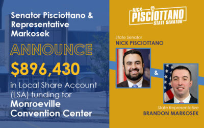 Pisciottano and Markosek Announce $900,000 Investment to Support Monroeville Convention Center and Regional Economy