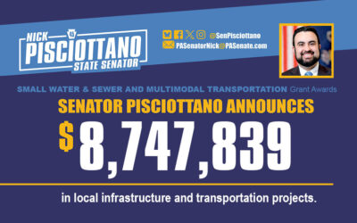 Senator Pisciottano Announces Over $8.7 Million for Local Infrastructure and Transportation Projects