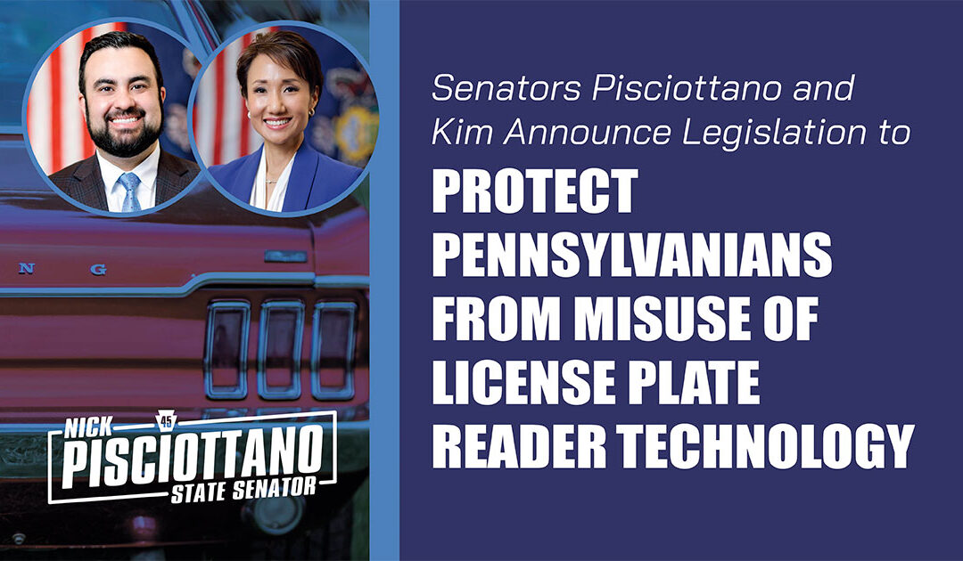 Senators Pisciottano, Kim License Plate Reader Technology Protections